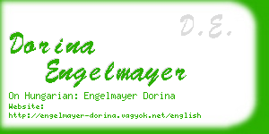 dorina engelmayer business card
